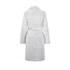 Fleece Bathrobe Short, Szary