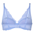 Biustonosz usztywniany marki Ingrid z fiszbinami, Niebieski