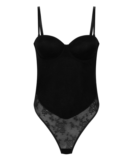 Shaping Body Lace, Czarny