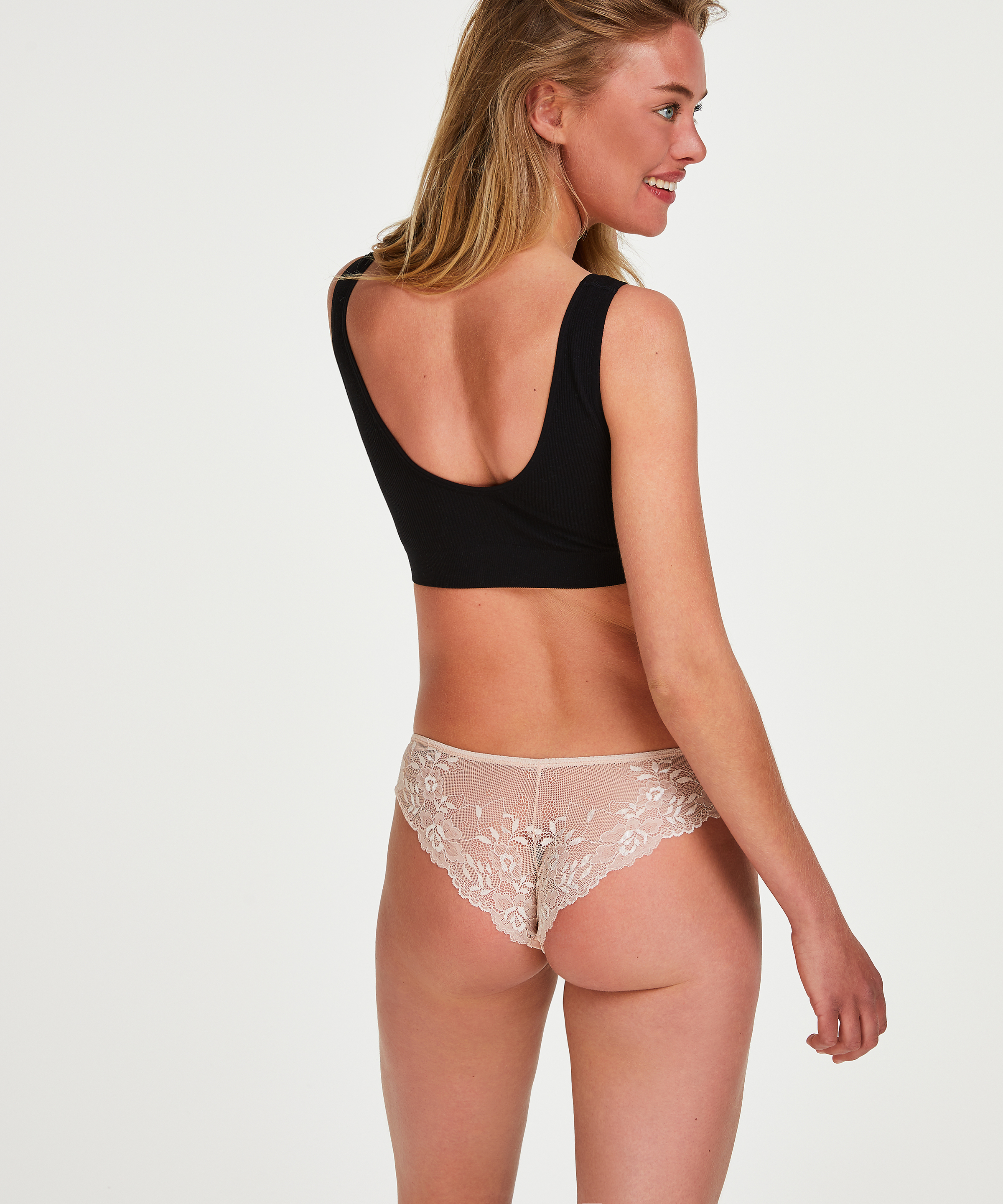 Koronkowe brazyliany Crystal, Ż&oacute;łty, main