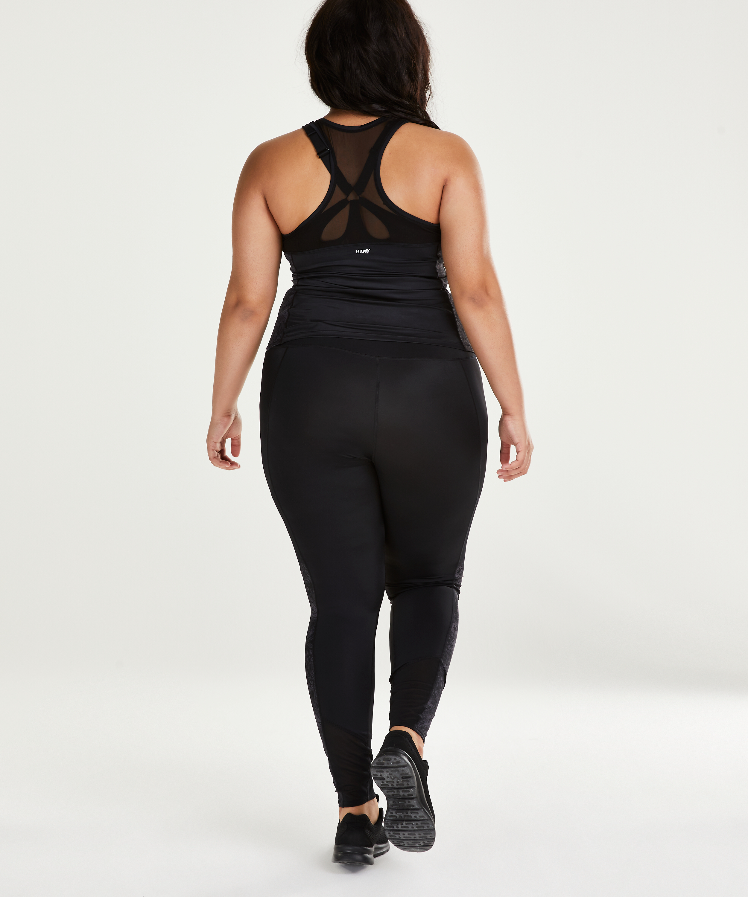 Sportowe legginsy z wysokim stanem HKMX Rodeo, Czarny, main