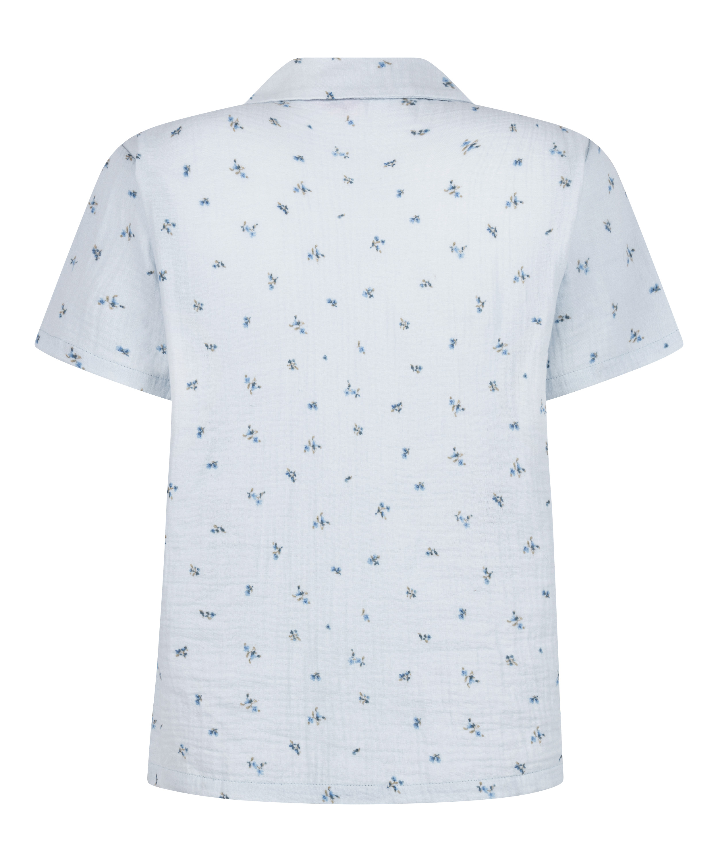 Muślinowa narzutka, Niebieski, main