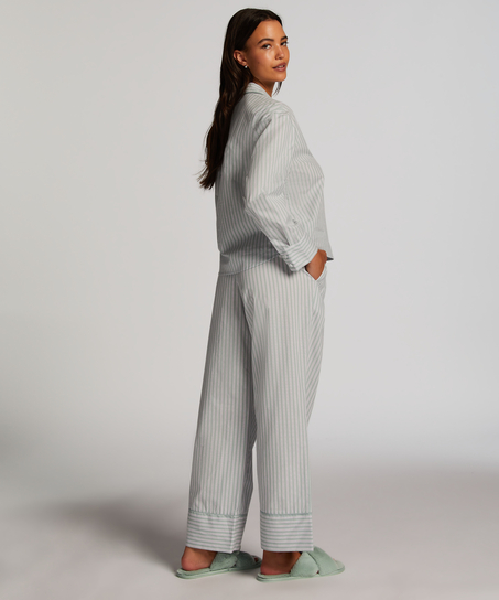 Bawełniana g&oacute;ra od piżamy, Zielony