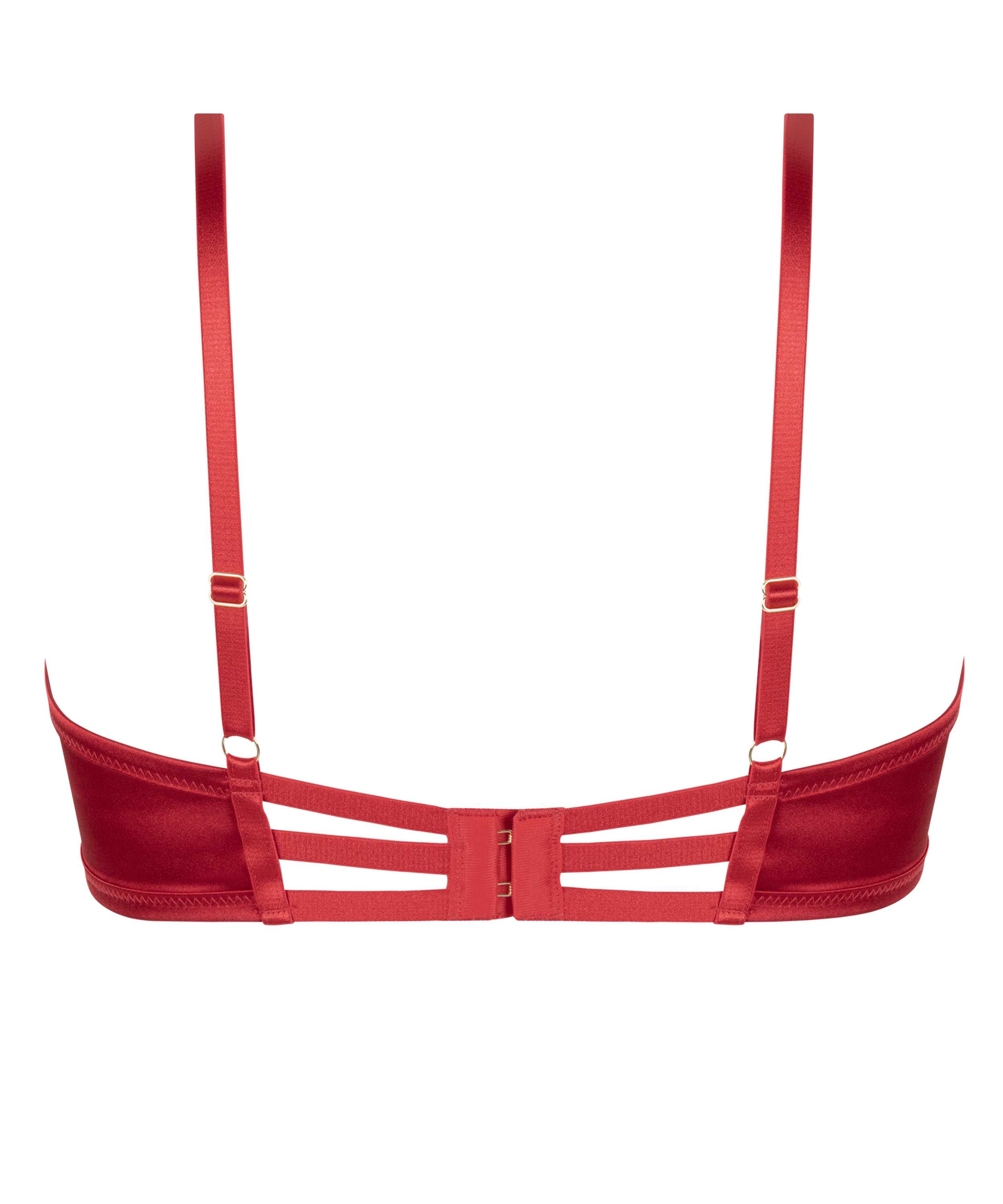 Nieusztywniany biustonosz z fiszbinami Vienna, Czerwony, main