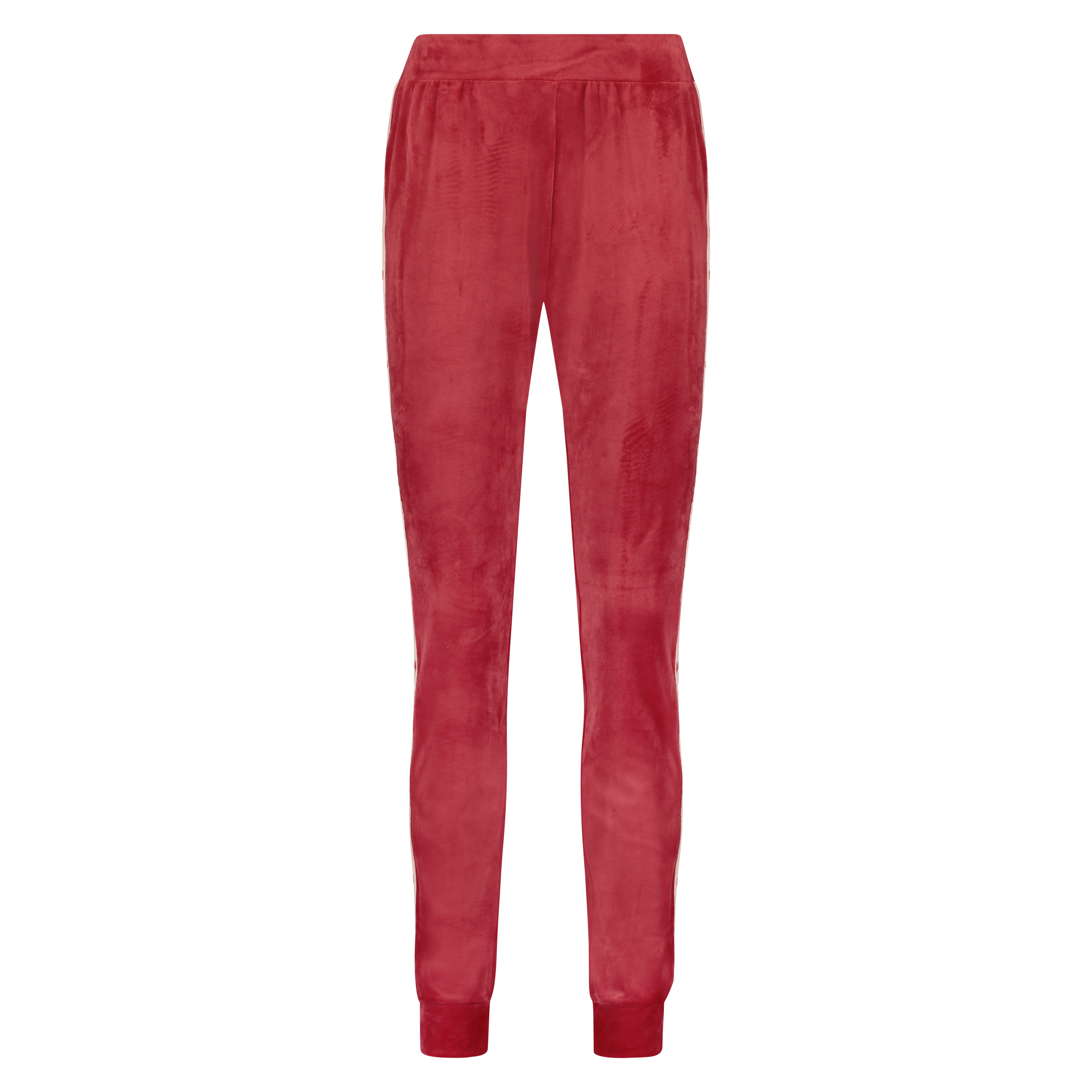 Velours Heart jogging pants, Czerwony, main
