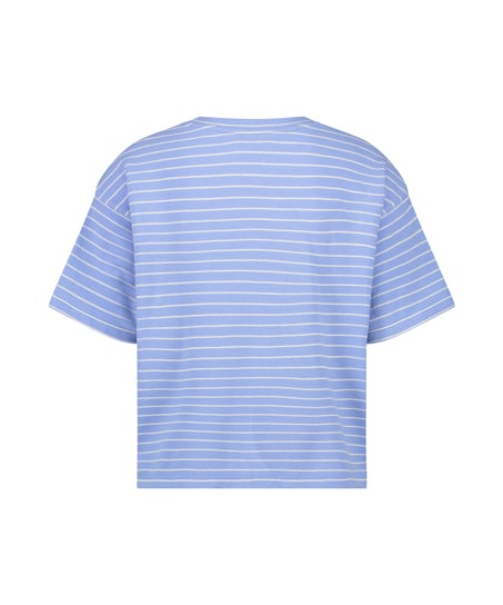 Top od piżamy, Niebieski