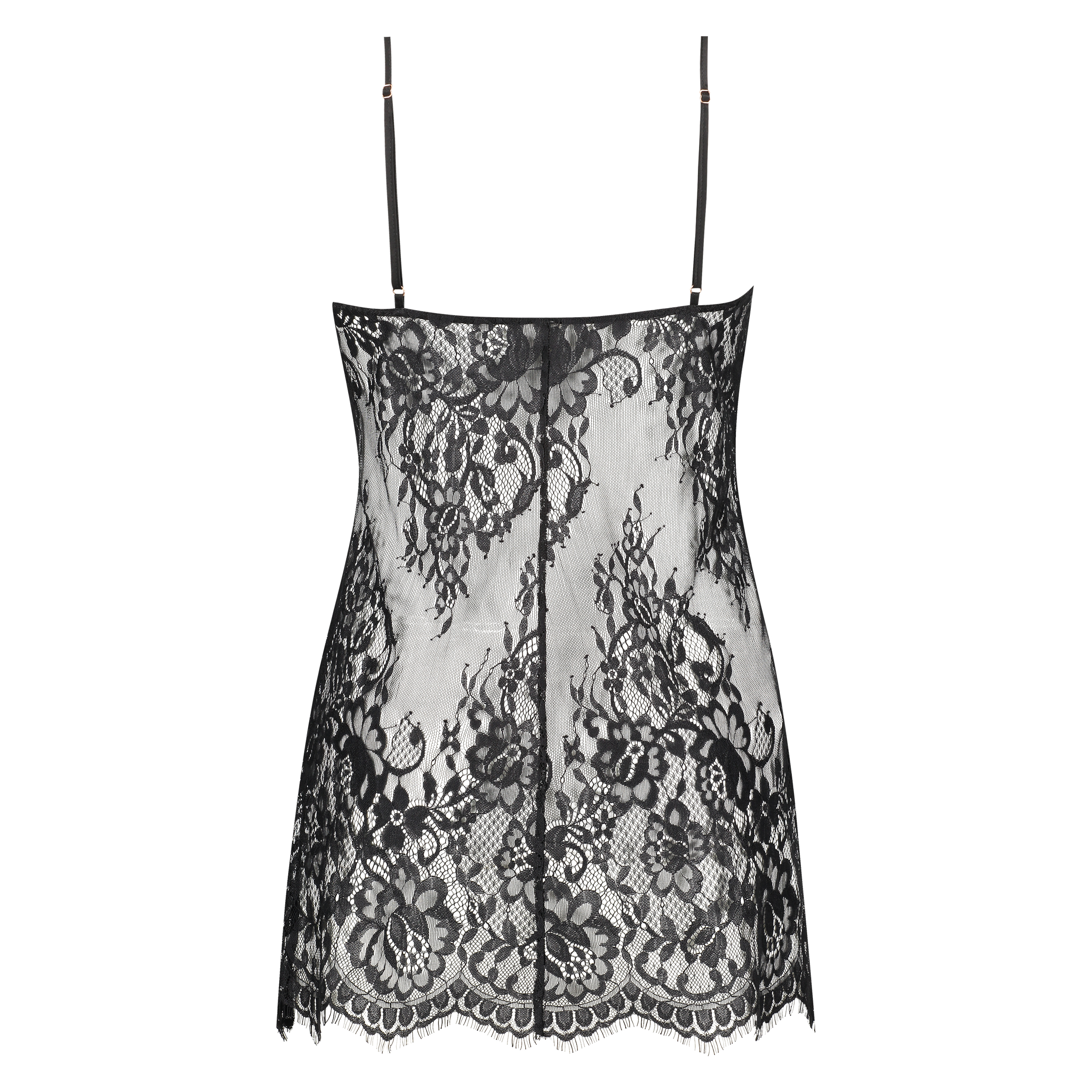 Jennifer Slip Dress, Czarny, main