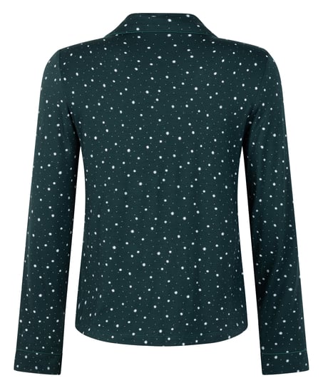 Narzutka Essential z dżerseju z długim rękawem, Zielony