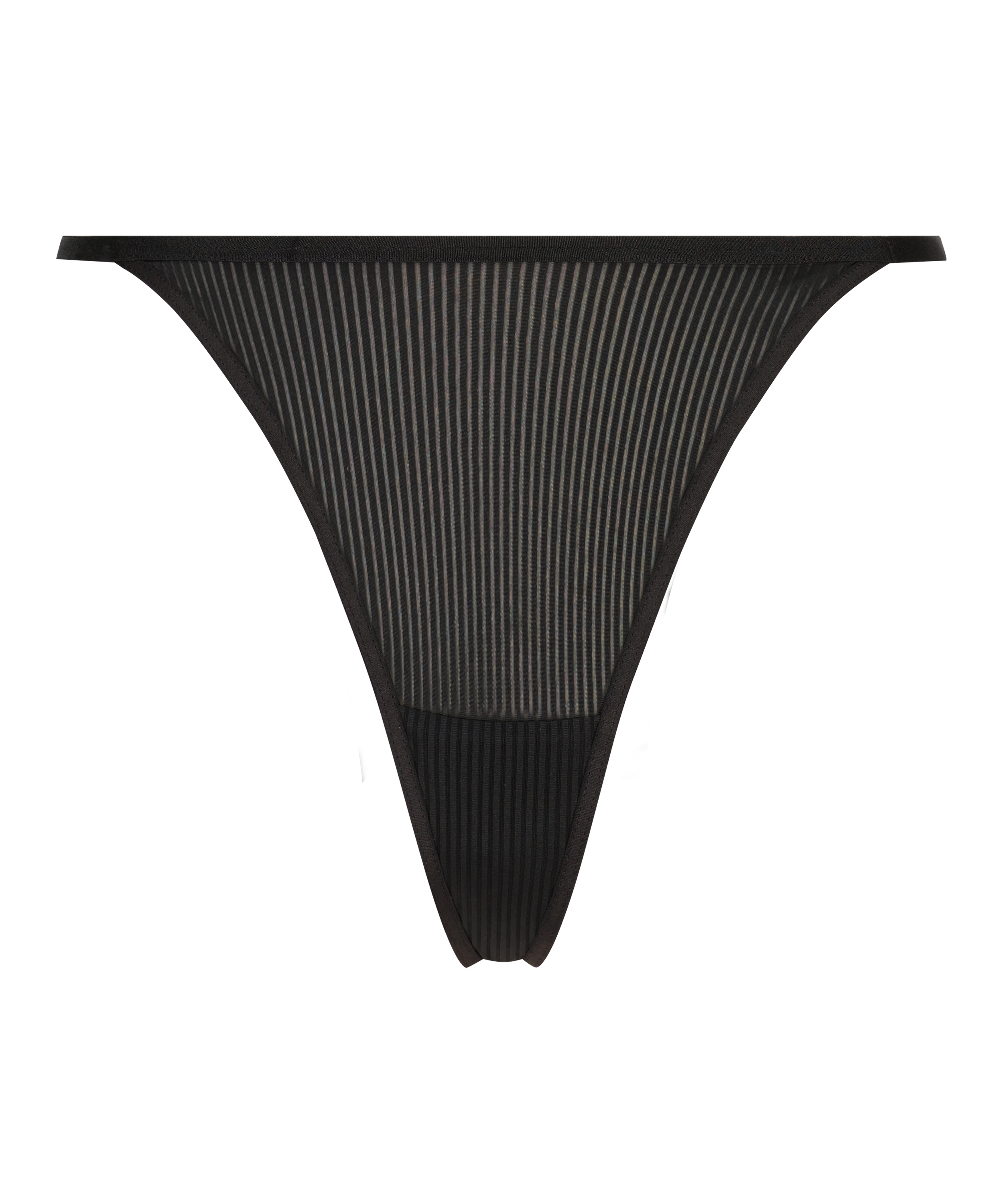 Wysoko wycięte stringi Kaiden, Czarny, main