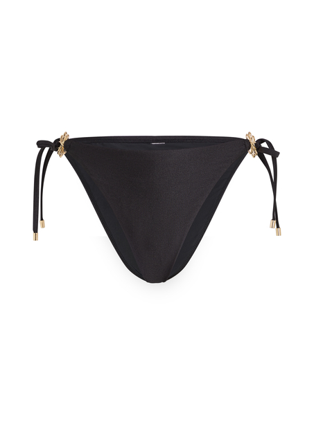 Majtki Bikini Wysoko Krojona Yucatan, Czarny