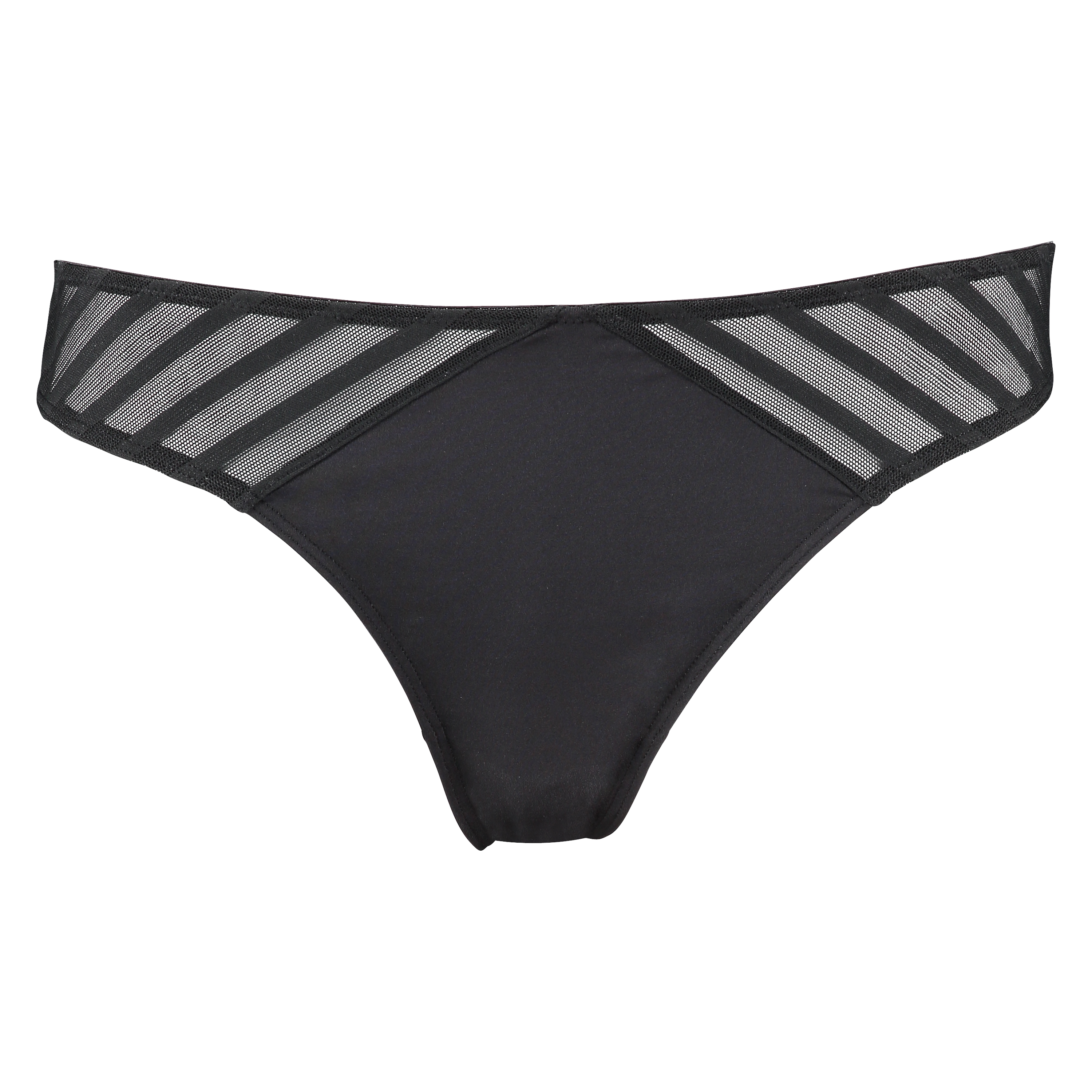 Sheila stripe thong, Czarny, main