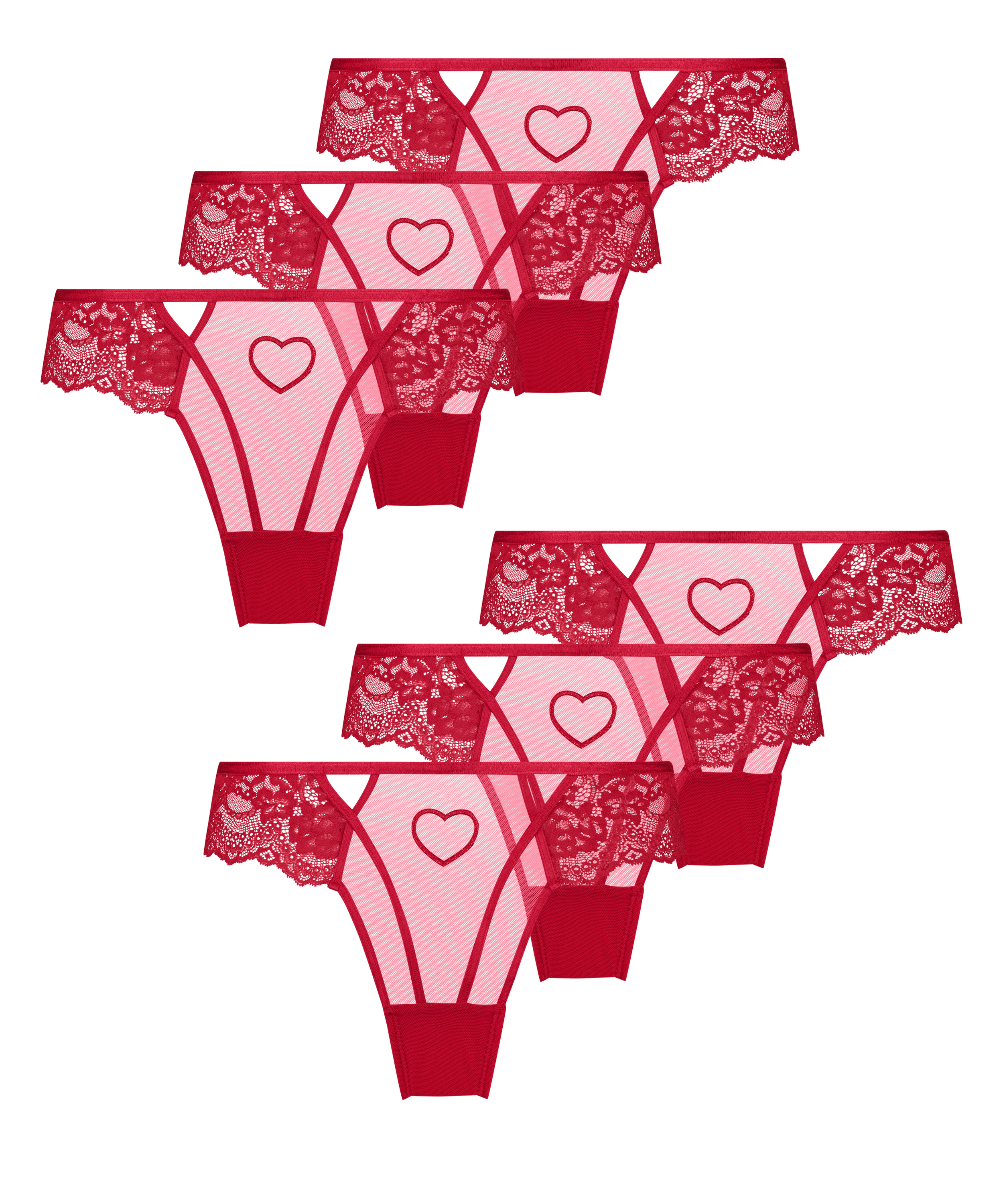 6 par brazylian&oacute;w, Czerwony, main