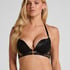 Biustonosz push-up Amel, Czarny