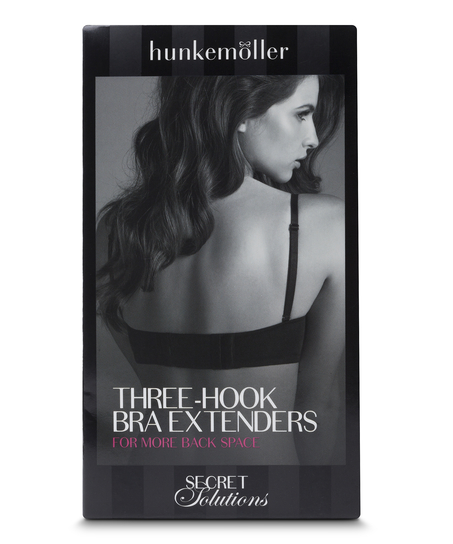 3-pak przedłużek do biustonosza, Biały