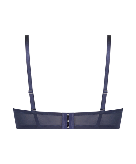 Uformowany biustonosz bez ramiączek Tracey, Niebieski