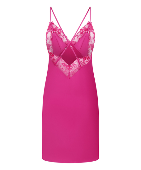 Satynowa halka Peonie, R&oacute;żowy