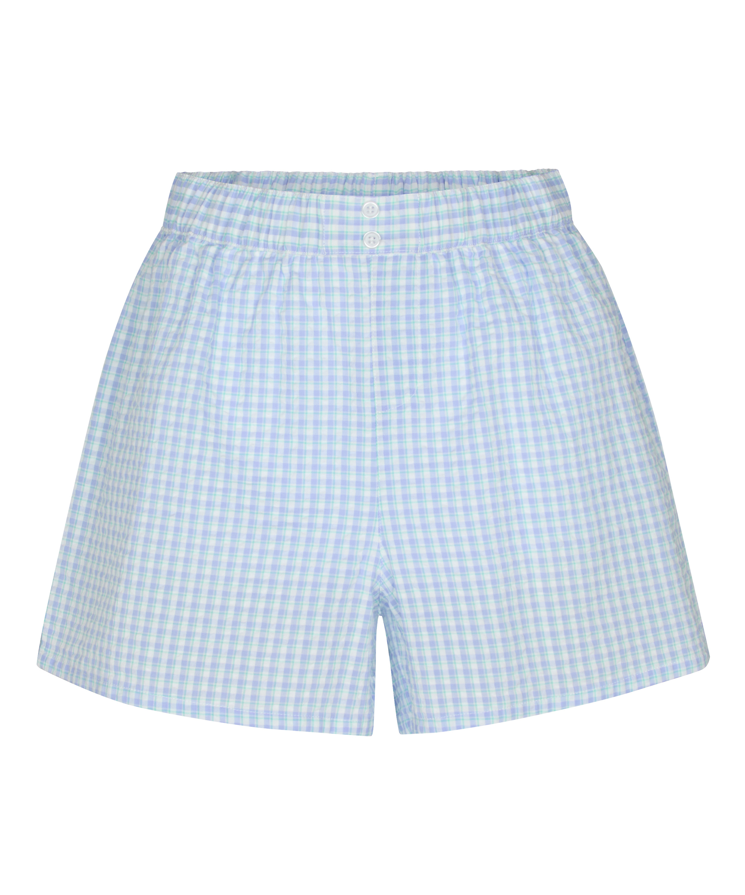 Szorty Piżamowe Seersucker, R&oacute;żowy, main