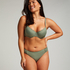 Majtki Bikini Rio Scallop, Zielony