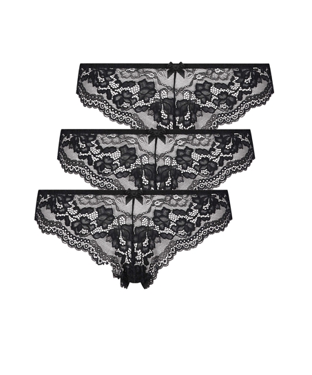 Brazyliany Chelsea 3-pak, Czarny