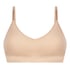 Tr&oacute;jkątny biustonosz bralette Dide, Beżowy