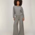 PANT WL PREMIUM RIB JERSEY, Szary