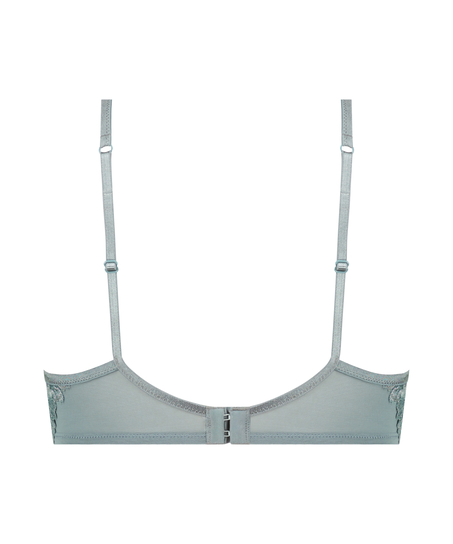 Meghan biustonosz z przedłużonym stanem bez wkładek z fiszbinami, Niebieski