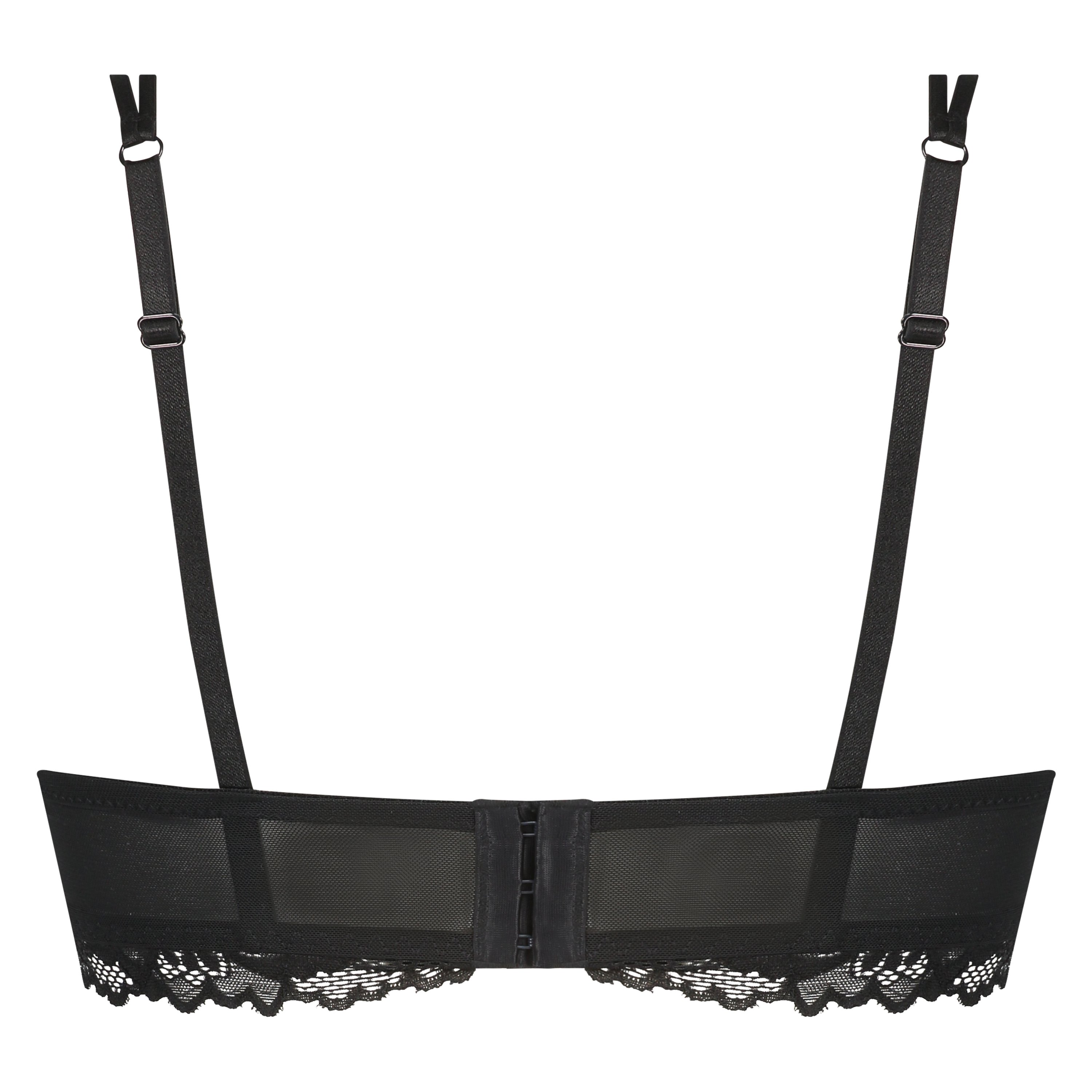 Usztywniony biustonosz bez fiszbin&oacute;w Yvonne, Czarny, main