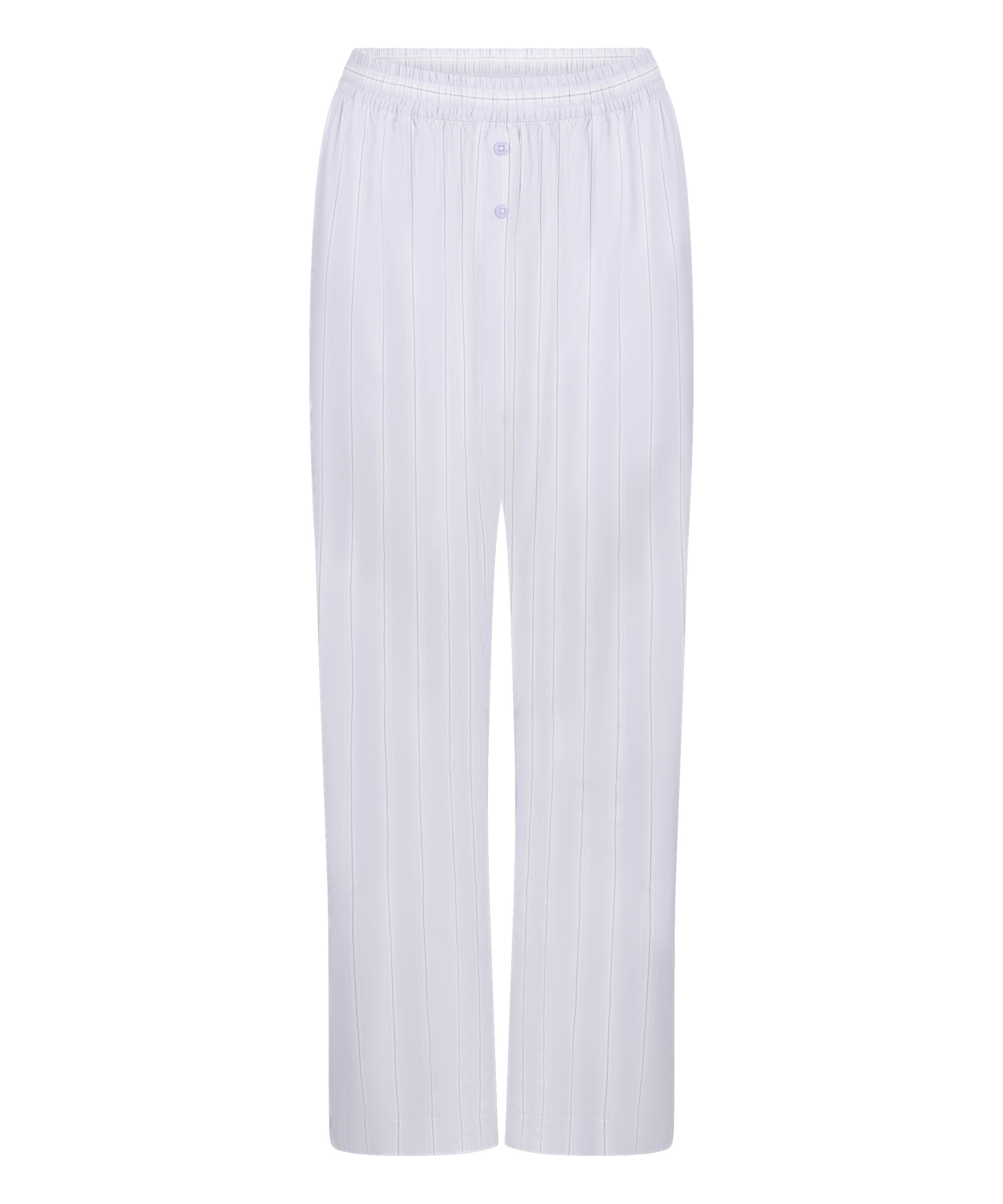 Tkane spodnie bawełniane w paski, Fioletowy, main