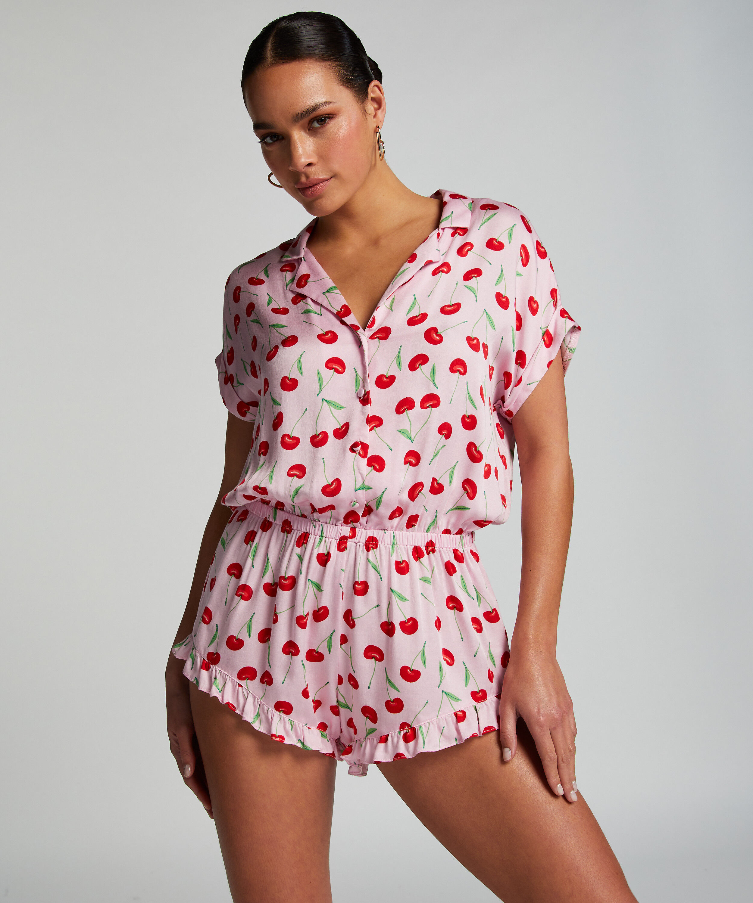 Onesie Teddy Cherry, R&oacute;żowy