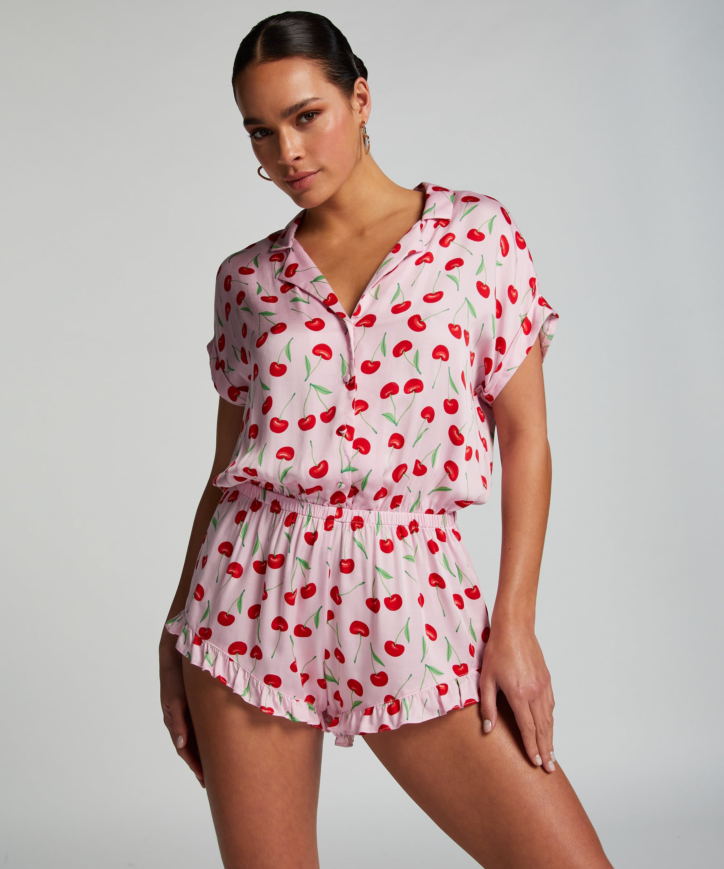Onesie Teddy Cherry, R&oacute;żowy, main