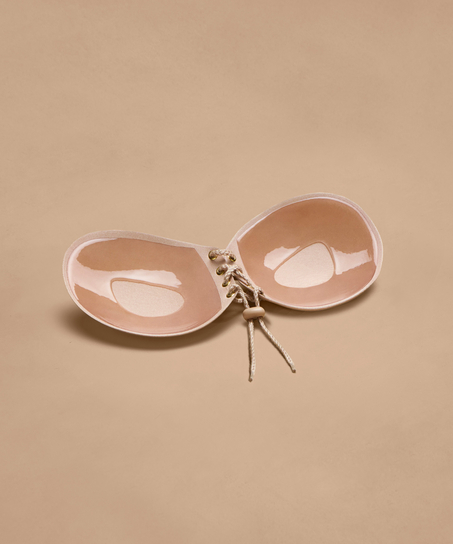 Samoprzylepny biustonosz push-up, Beżowy