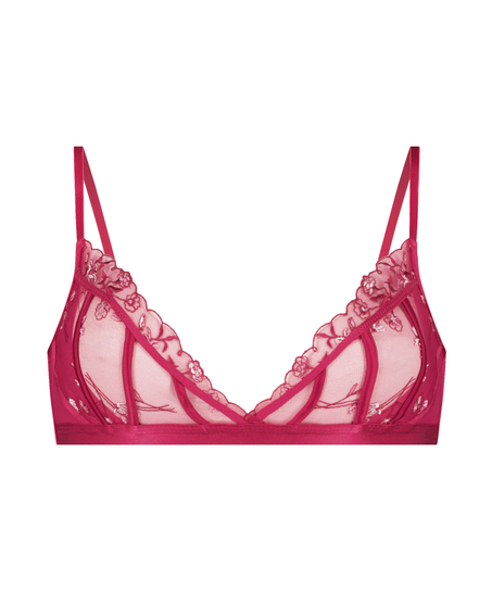 Lieke Triangle Bralette, R&oacute;żowy