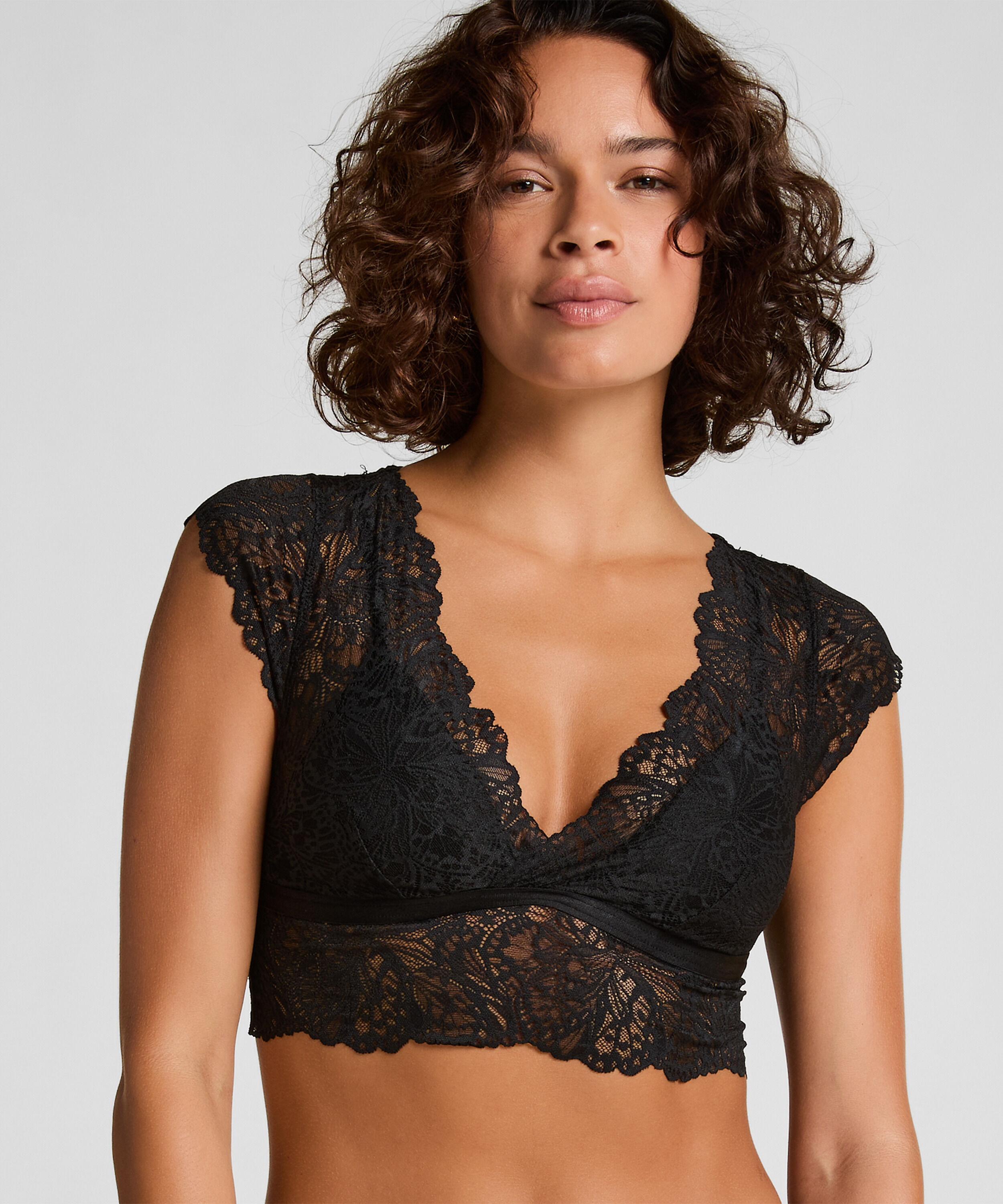 Biustonosz bralette Posie, Czarny
