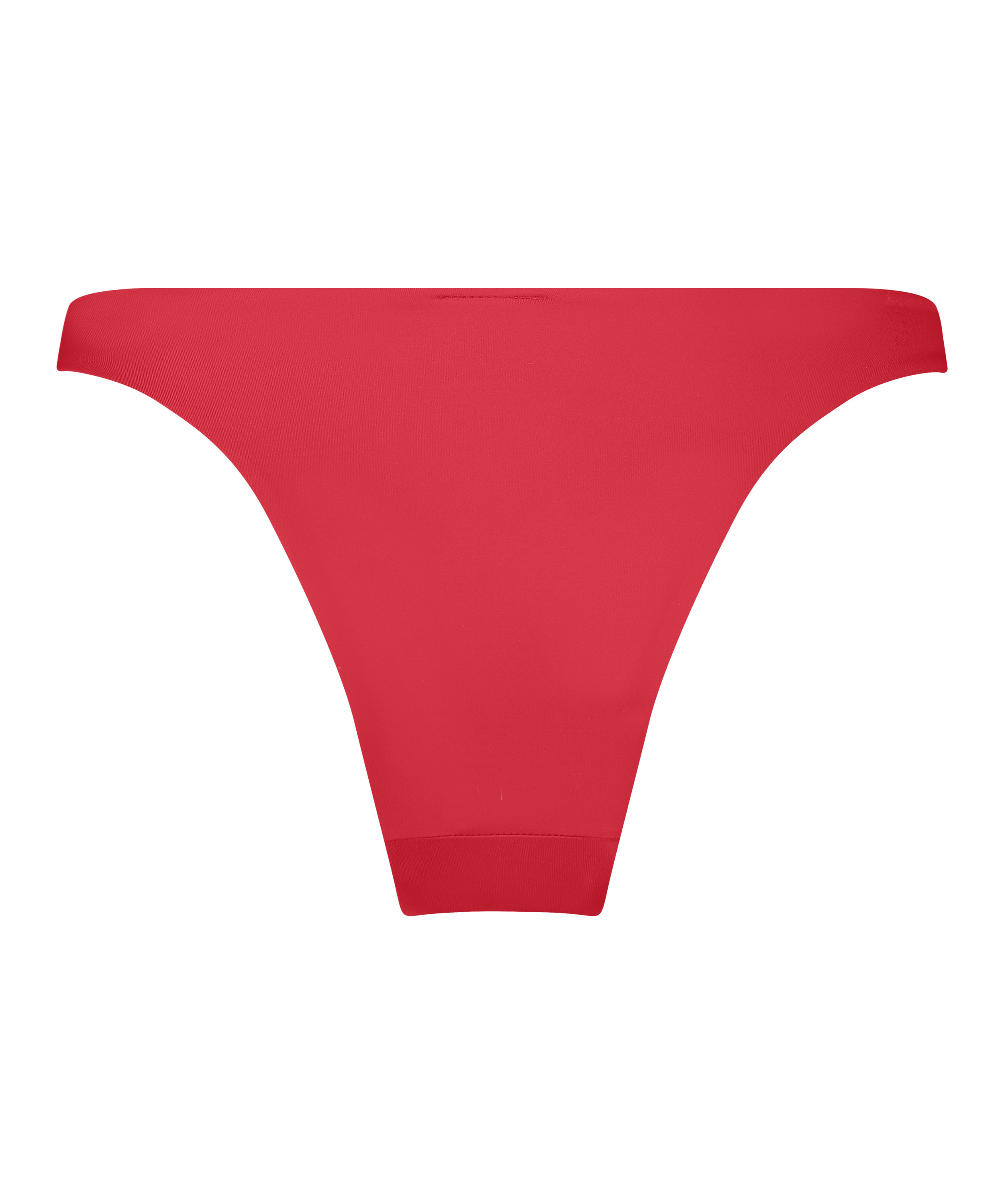Majtki Bikini Wysoko Krojona Luxe, Czerwony, main