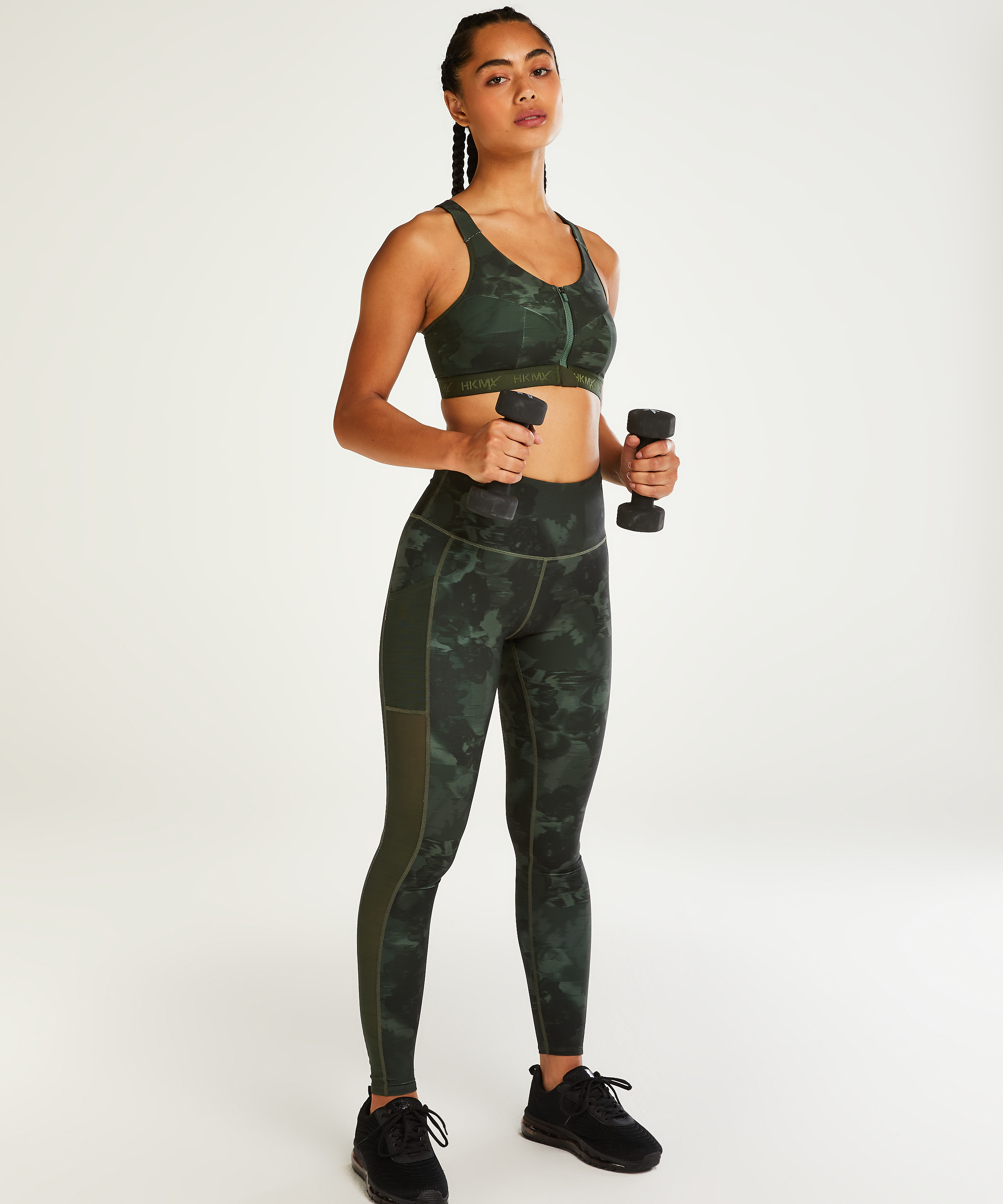 Biustonosz sportowy HKMX All Star Level 3, Zielony, main