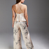 Petite Lotus satin palazzo trousers, R&oacute;żowy