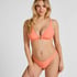 Figi Bikini Highleg Luxe, Pomarańczowy