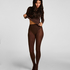 Tight Light Knit Cashmere Blend, Brązowy