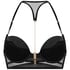 Biustonosz push-up Amel, Czarny