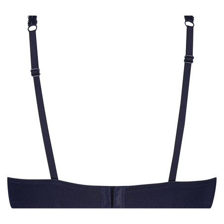 Usztywniony biustonosz push-up z fiszbinami Maya, Niebieski