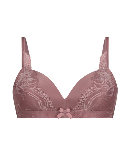 Usztywniony biustonosz bez fiszbin&oacute;w Lycke, R&oacute;żowy