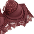 Zoe Padded Longline Underwired Bra, Czerwony