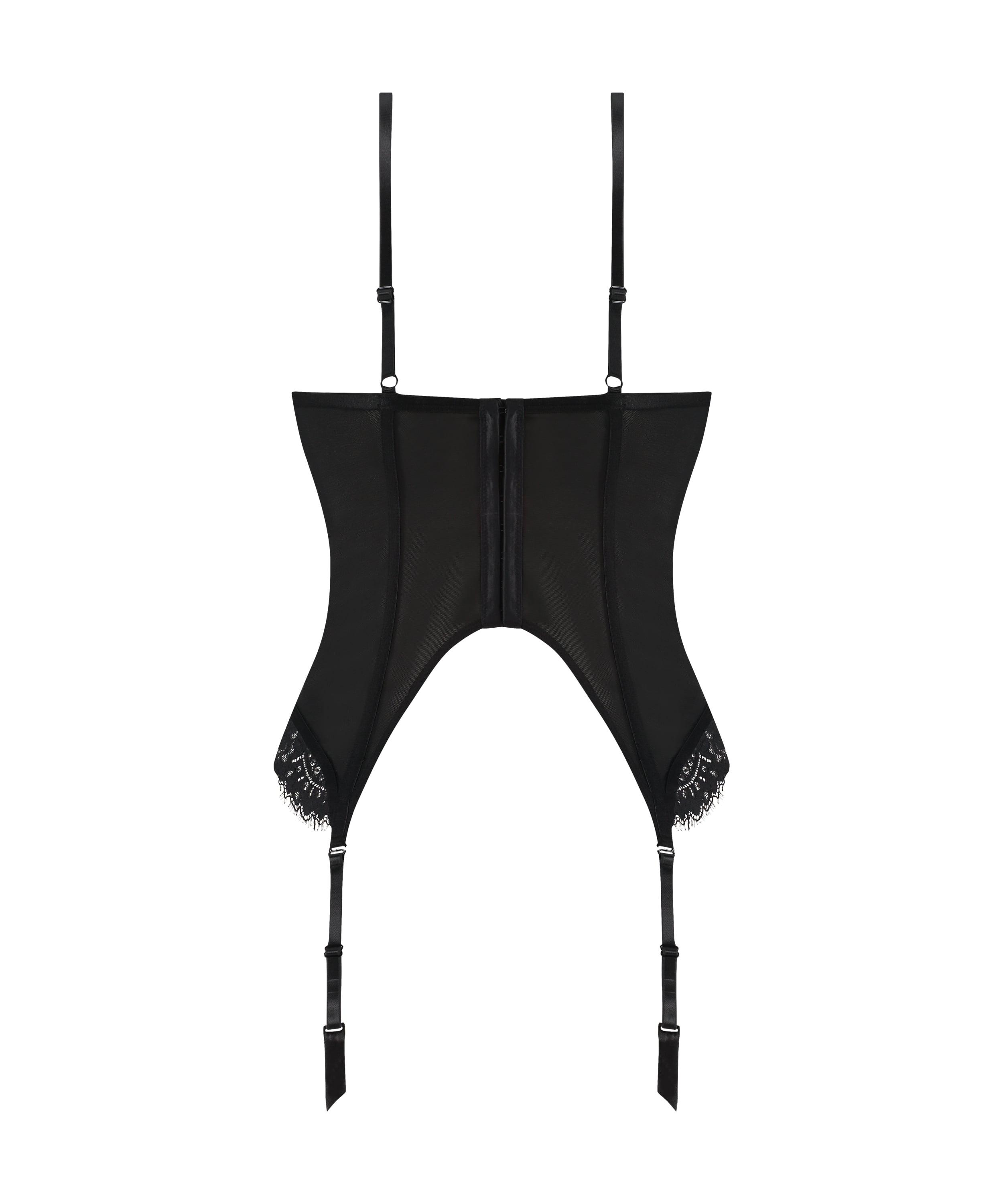 Biustonosz bustier Sia, Czarny, main