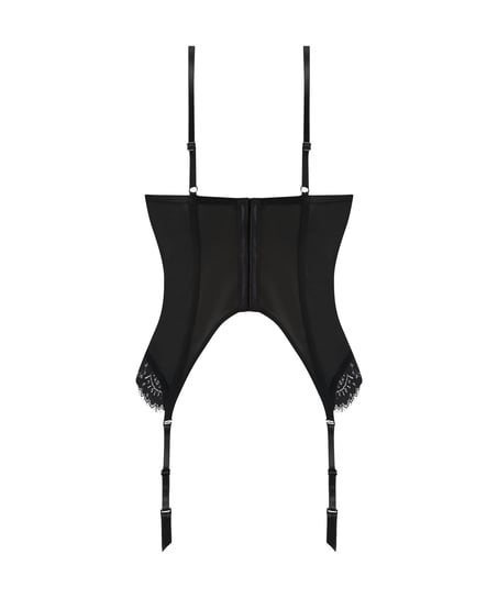 Biustonosz bustier Sia, Czarny