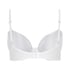 Biustonosz usztywniany z fiszbinami Super Soft, Biały