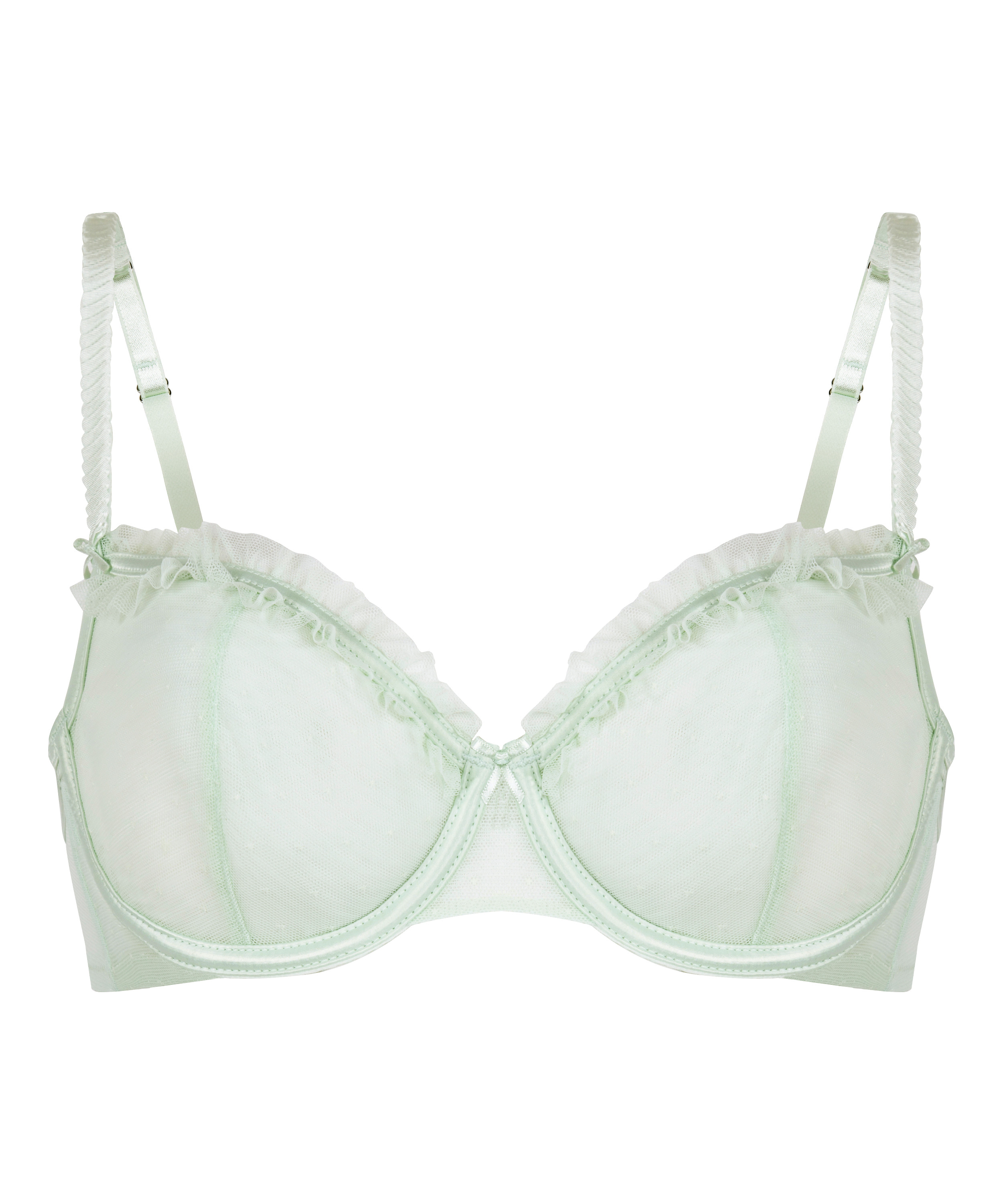 Biustonosz Claudia Z Fiszbinami Bez Wkładek, Zielony, main