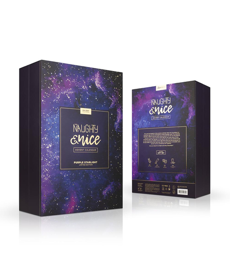 Kalendarz adwentowy Naughty & Nice Private, Fioletowy