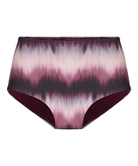Majtki Bikini z Wysokim Stanem Mauritius, Fioletowy