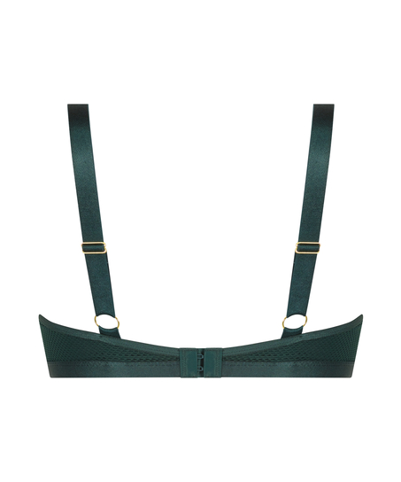 Nieusztywniany biustonosz z fiszbinami Sting, Zielony
