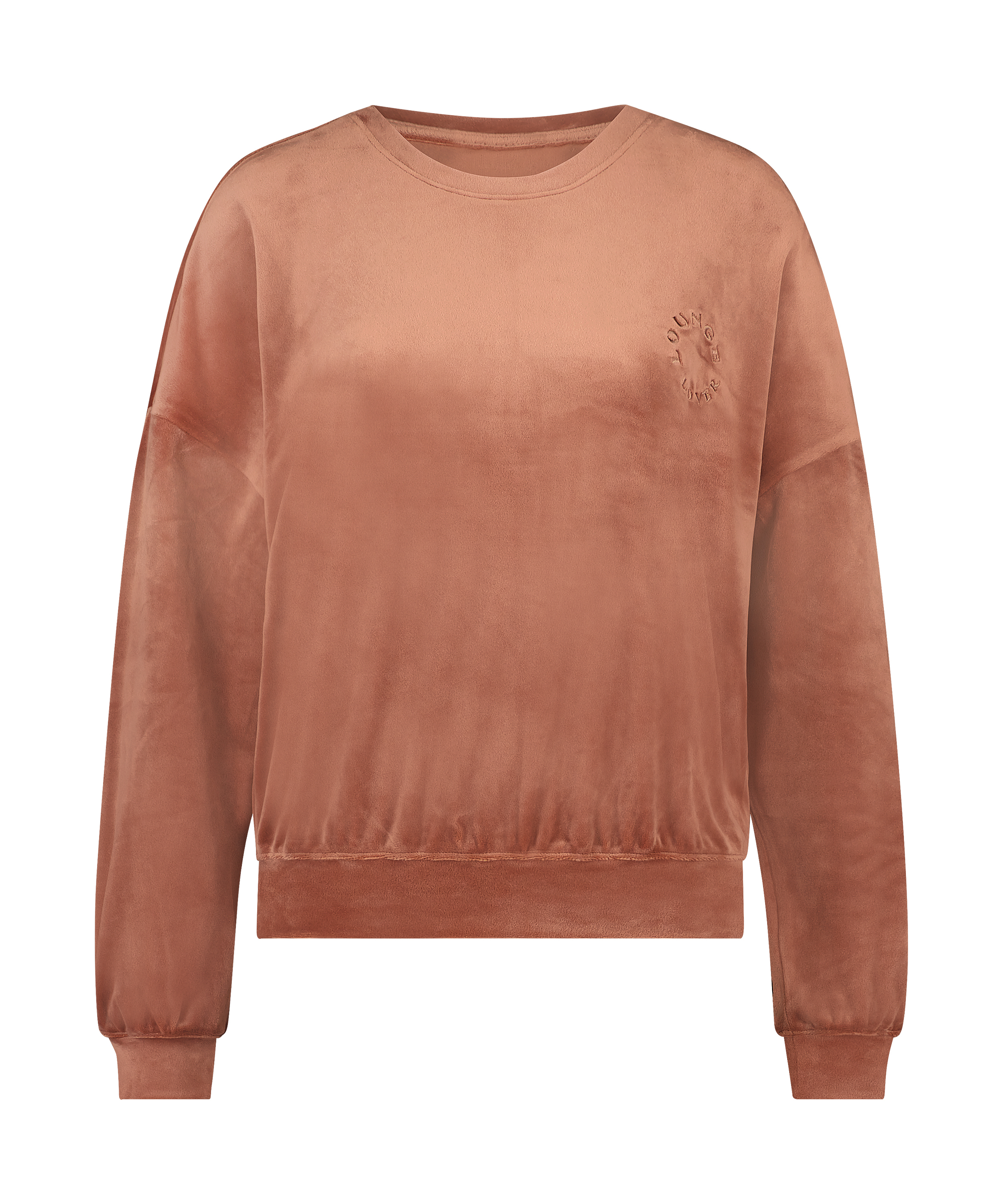 Welurowy top, R&oacute;żowy, main